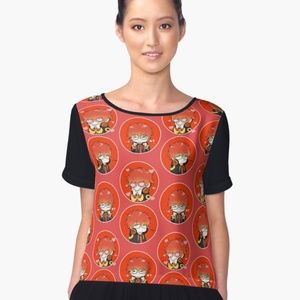 RedBubble Mystic Messenger 707 Emoticons Chiffon